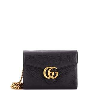 Gucci Gg Marmont Chain Wallet Leather #233197G10B